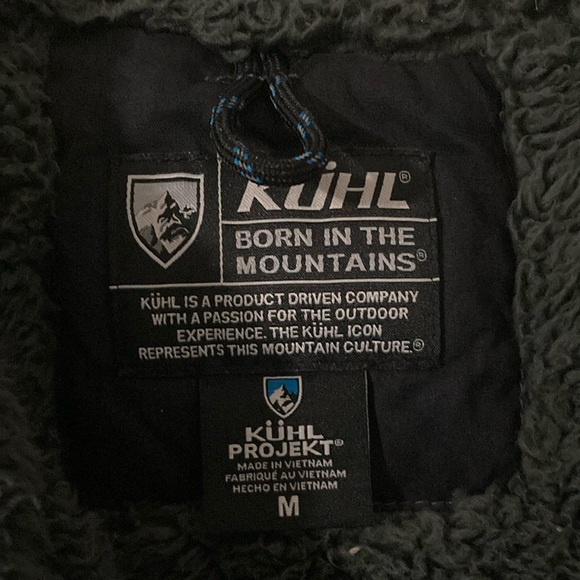 Kuhl’s Kollusion fleece lined  Men's Black Hooded Jacket - Picture 2 of 4